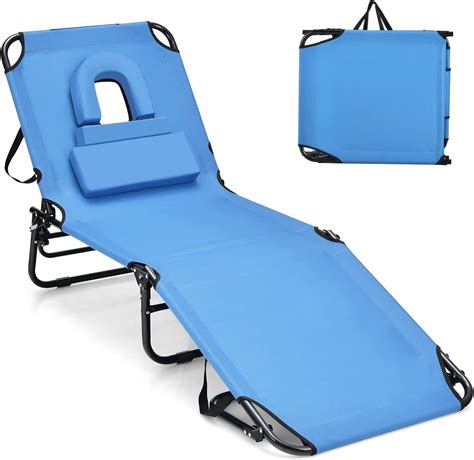 tan folding chairs|Amazon.com: Folding Tanning Chair